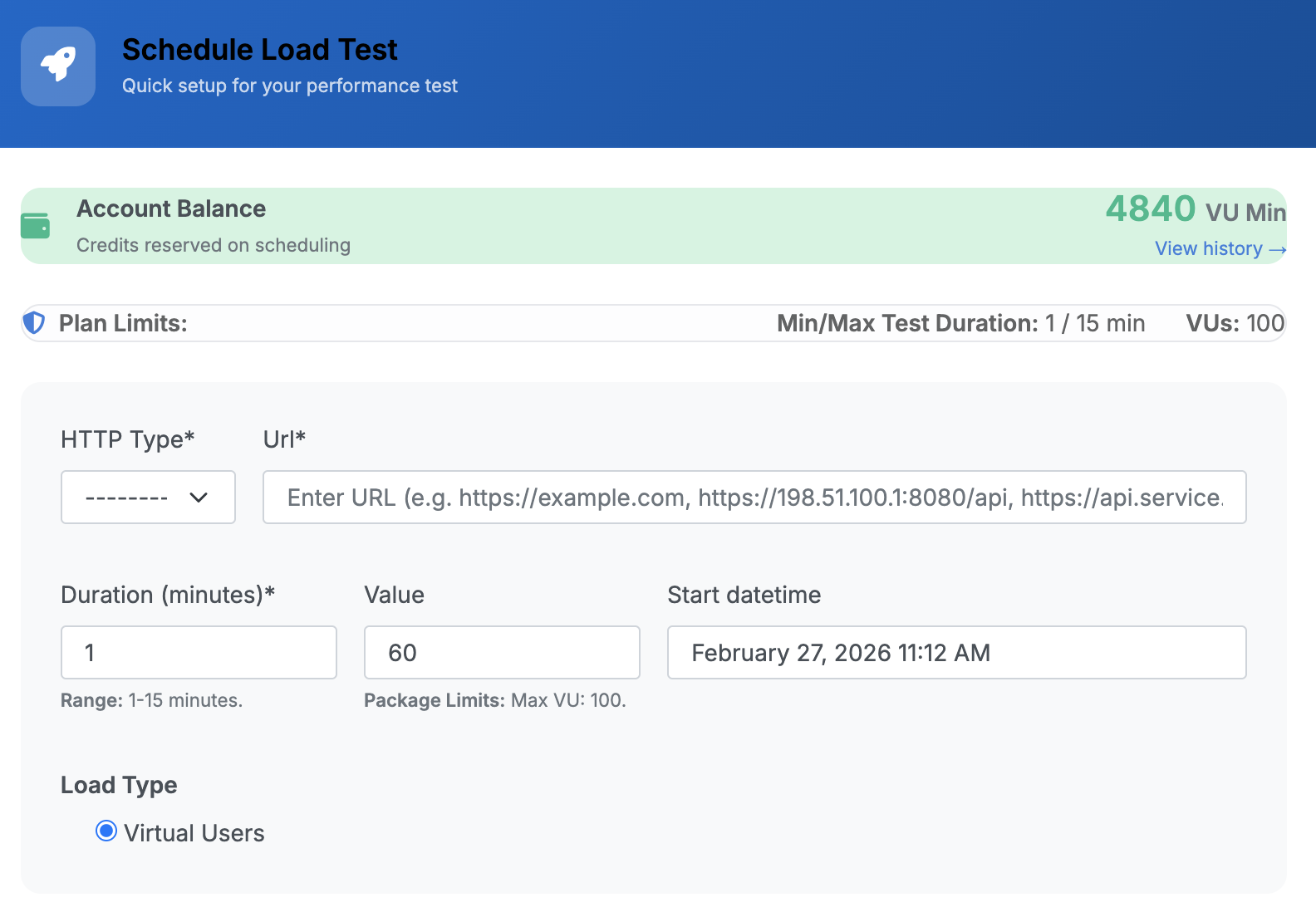 Castload performance dashboard preview